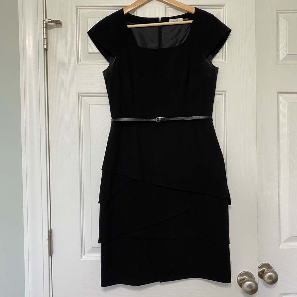 Black dress/layered skirt